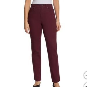 NWT Gloria Vanderbilt Women's Amanda Stretch Denim Jean Red(Huckleberry) 10 12